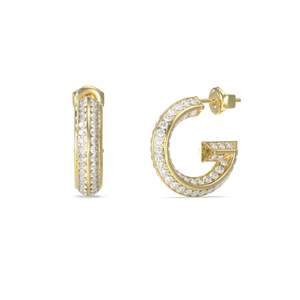 Guess Jewellery: Guess G Crystal Pave Hoops 20mm