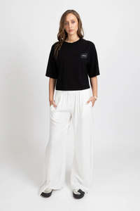 Federation Float Pant in White or Black