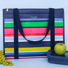 Kate Spade NY Insulated Market Tote Sunny Day Stripe
