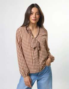 Stella+Gemma Verity Blouse Choco Hound