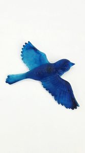 Furniture: Resin Art Bird (Wings Out)