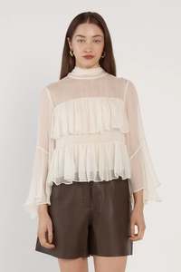 Womens Tops 1: Fate & Becker Sienna Ruffle Blouse