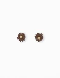 Active Wear: Stella+Gemma Daisy Earring in Brown or Sand