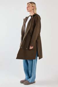 Active Wear: Sass Maxi Hooded Coat