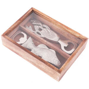Rembrandt Aluminum Bottle Openers Fish & Cray