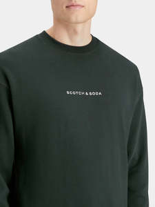 Active Wear: Scotch & Soda Men's Logo Front Chest Sweatshirt