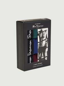 Active Wear: Ben Sherman 3 Pack Underwear Trunks