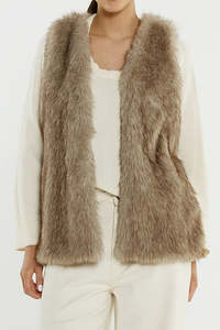 Sass Riya Fur Gilet