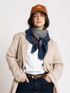 Dark Hampton The Sutherland Wool Silk Scarf