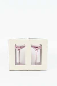 Willow & Mae Cocktail Glasses Pink