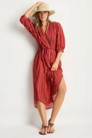 Sea Level Vacay Long Shirt Dress