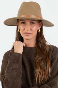 Active Wear: Among The Brave Tessa Stacked Trim Panama Wool Hat