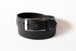 40mm Thatched Pattern black-and-co