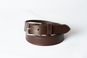 Men's Dress Belt, Brown, S&C black-and-co