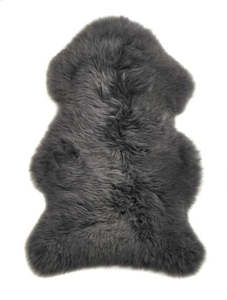 Sheepskin Rugs: Single Large Sheepskin Rug - Grey