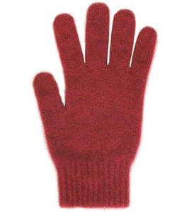 Lothlorian Possum & Merino Unisex Gloves, Raspberry