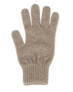 Lothlorian Possum & Merino Unisex Gloves, Natural