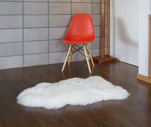 Single Ivory Sheepskin Rug - NZ Made