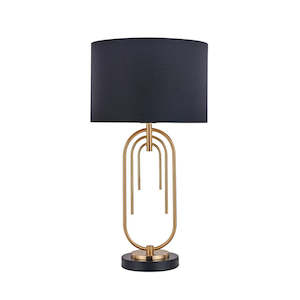 Fleur Table Lamp - Black