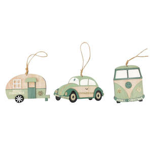 Christmas: Christmas - Wooden Hanging Decorations