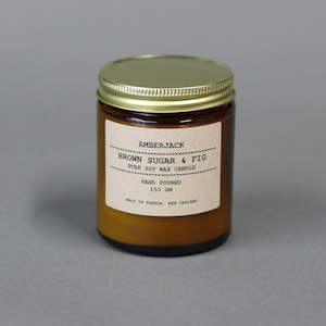 Gift Ideas: Amberjack Candle - Brown Sugar and Fig