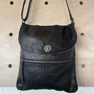 Leather Bag - Bianca Black
