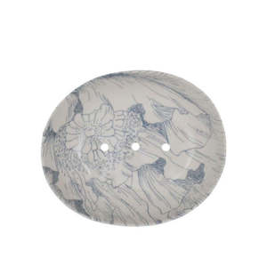 Christmas For Her: Kano Soap Dish - Light Blue + White