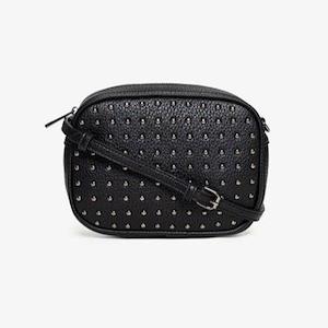 Aggie Bag - Black with Gunmetal Stud