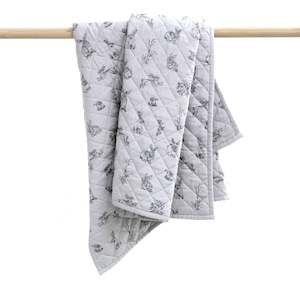 Baby Care: Baby Cot Quilt | Play Mat - Grey