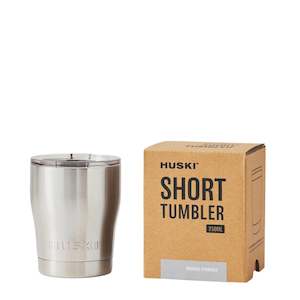 Huski Short Tumbler 2.0 - Brushed Stainless