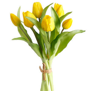 Faux Plant - Tulip Bouquet | Yellow