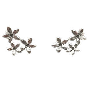 Sterling Silver - Flower Cluster Earring