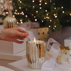 Peppermint Grove Soy Candle - Champagne + Red Raspberries | 370g