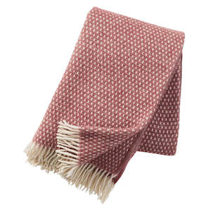 Klippan 100% Wool Throw - Knut | Rose Brown