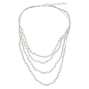 Accessories Clothing: Ghana Necklace - Silver