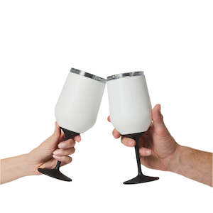 Huski: Huski Wine Tumbler 2.0 - White