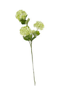 House Plants: Faux Plant - Snowball Spray | Light Green