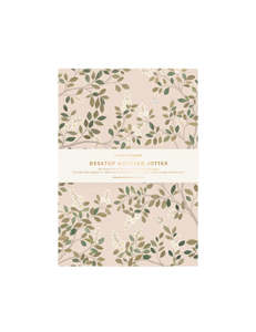 Gifts Under 30: Notepad Jotter - White Blossoms
