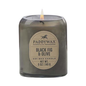 Paddywax Vista Glass Candle - Black Fig + Olive