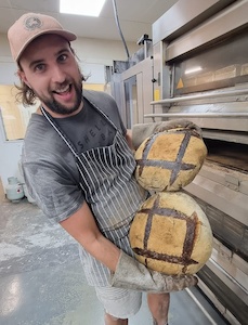 Whole miche - a round 2kg loaf - Shelly Bay Baker