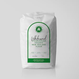 Products: 20kg Organic Wholemeal NZ Stoneground Flour - Shelly Bay Baker