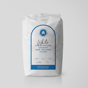 2kg Organic White NZ Stoneground Flour - Shelly Bay Baker