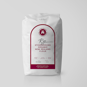 Products: 10kg NZ Organic Stoneground Rye Flour - Shelly Bay Baker