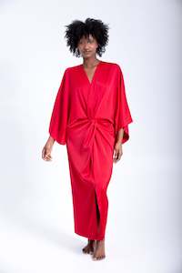 Kimono: Maxi Kimono fire red