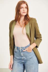 Jessica Linen Blazer SIZE: 12