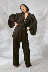 Yuka Silk Kimono Jacket