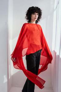 Elara Cape Scarlett