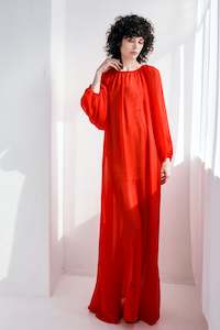 Harmony Silk Dress (Scarlett )