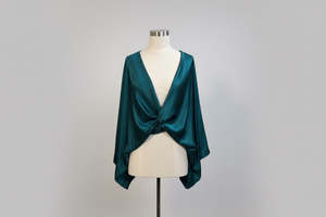 Kimono Top Petrol Green