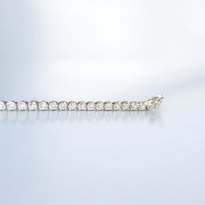 9ct White Gold LAB Diamond Bracelet
